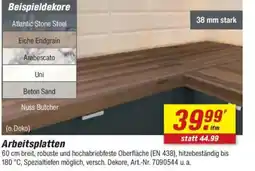 toom Baumarkt Arbeitsplatten Angebot