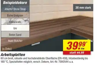 toom Baumarkt Arbeitsplatten Angebot