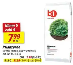 toom Baumarkt b1 Pflanzerde Angebot