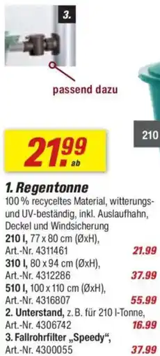 toom Baumarkt Fallrohrfilter ,,Speedy" Angebot
