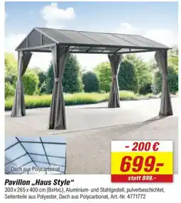 toom Baumarkt Pavillon,,Haus Style" Angebot