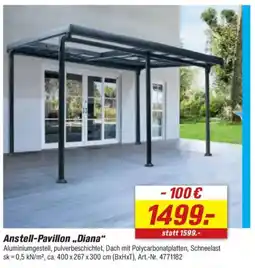 toom Baumarkt Anstell-Pavillon ,,Diana" Angebot