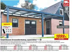 toom Baumarkt Komplettbausatz Terrassenüberdachung „Legend Edition" Angebot