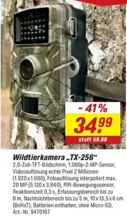 toom Baumarkt Wildtierkamera ,,TX-256" Angebot