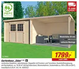 toom Baumarkt Gartenhaus ,,Eden" Angebot
