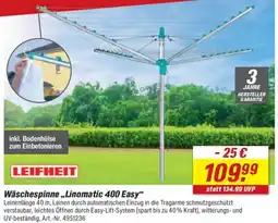 toom Baumarkt LEIFHEIT Wäschespinne ,,Linomatic 400 Easy" Angebot