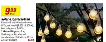 toom Baumarkt Solar-Lichterketten Angebot