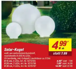 toom Baumarkt Solar-Kugel Angebot