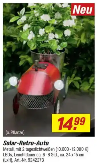 toom Baumarkt Solar-Retro-Auto Angebot