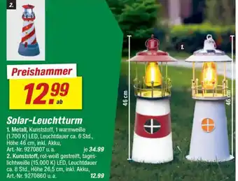 toom Baumarkt Solar-Leuchtturm Angebot