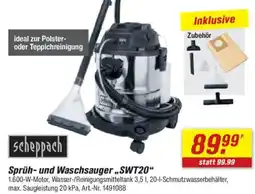 toom Baumarkt scheppach Sprüh- und Waschsauger,,SWT20" Angebot