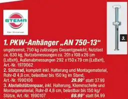 toom Baumarkt STEMA 3. Abstellstützenpaar Angebot