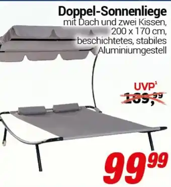 CENTERSHOP Doppel-Sonnenliege Angebot
