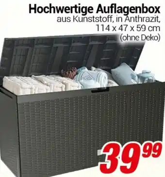 CENTERSHOP Hochwertige Auflagenbox Angebot
