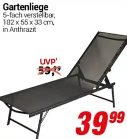 CENTERSHOP Gartenliege Angebot
