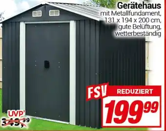 CENTERSHOP Gerätehaus Angebot