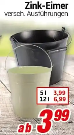 CENTERSHOP Zink-Eimer Angebot
