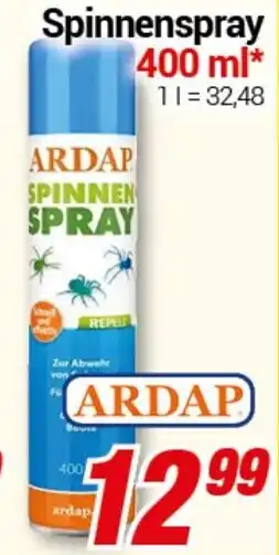 CENTERSHOP ARDAP Spinnenspray Angebot