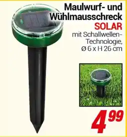 CENTERSHOP Maulwurf- und Wühlmausschreck SOLAR Angebot