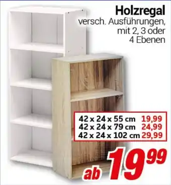CENTERSHOP Holzregal Angebot