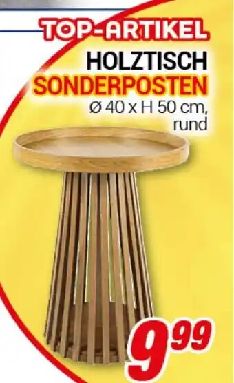 CENTERSHOP Holztisch Angebot