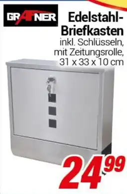 CENTERSHOP GRAFNER Edelstahl- Briefkasten Angebot