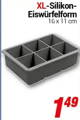 CENTERSHOP XL-Silikon- Eiswürfelform Angebot