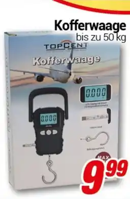 CENTERSHOP TOPCENT Kofferwaage Angebot