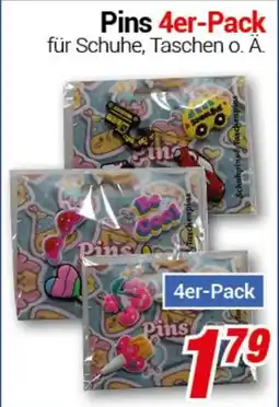 CENTERSHOP Pins 4er-Pack Angebot