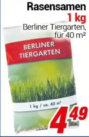 CENTERSHOP Rasensamen Angebot