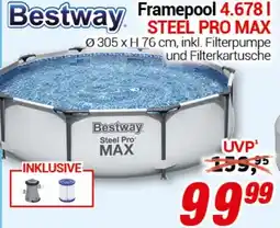 CENTERSHOP Bestway Framepool 4.6781 STEEL PRO MAX Angebot