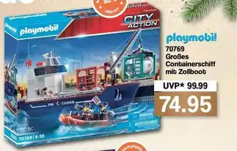 Famila Nord Ost Playmobil 70769 Großes Containerschiff Mit Zollboot Angebot