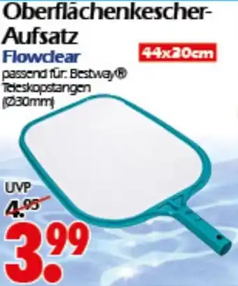 Wreesmann Oberflächenkescher Aufsatz Flowclear Angebot