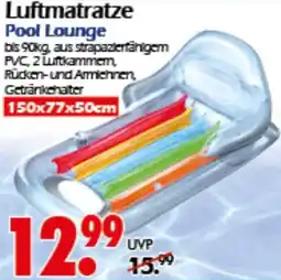 Wreesmann Luftmatratze Pool Lounge Angebot