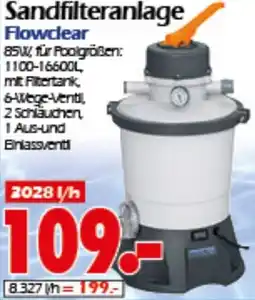 Wreesmann Sandfilteranlage Flowclear Angebot