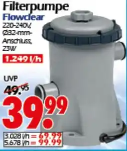 Wreesmann Filterpumpe Flowclear Angebot