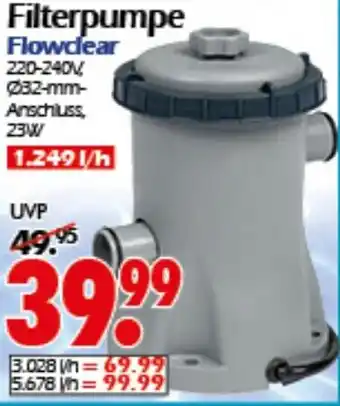 Wreesmann Filterpumpe Flowclear Angebot