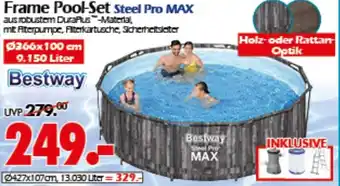 Wreesmann Bestway Frame Pool-Set Steel Pro MAX Angebot