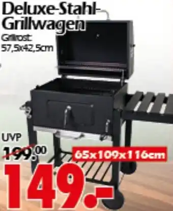Wreesmann Deluxe-Stahl Grillwagen Angebot