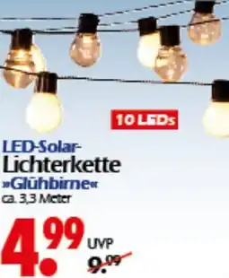 Wreesmann LED-Solar Lichterkette Angebot