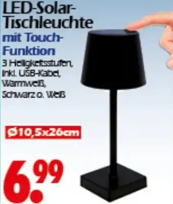Wreesmann LED-Solar Tischleuchte Angebot