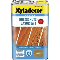 toom Baumarkt Xyladecor 2in1 Holzschutzlasur walnussfarben 4 l Angebot
