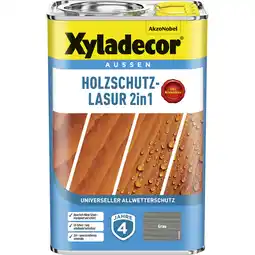 toom Baumarkt Xyladecor 2in1 Holzschutzlasur grau 4 l Angebot