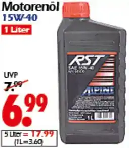 Wreesmann ALPINE Motorenōl 15W-40 Angebot