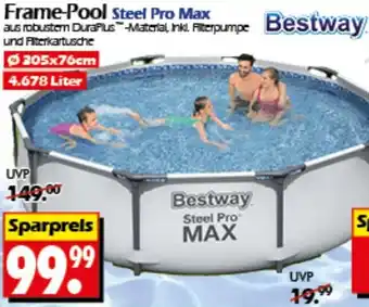 Wreesmann Bestway Frame-Pool Steel Pro Max Angebot