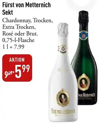 Galeria Markthalle Fürst von Metternich Sekt Angebot