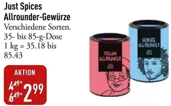 Galeria Markthalle Just Spices Allrounder-Gewürze Angebot