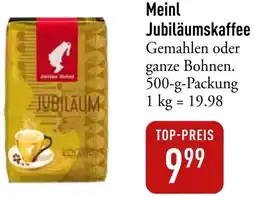 Galeria Markthalle Meinl Jubiläumskaffee Angebot