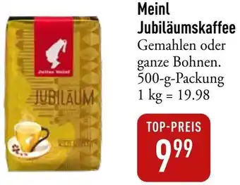 Galeria Markthalle Meinl Jubiläumskaffee Angebot