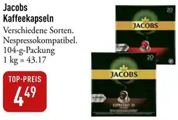 Galeria Markthalle Jacobs Kaffeekapseln Angebot